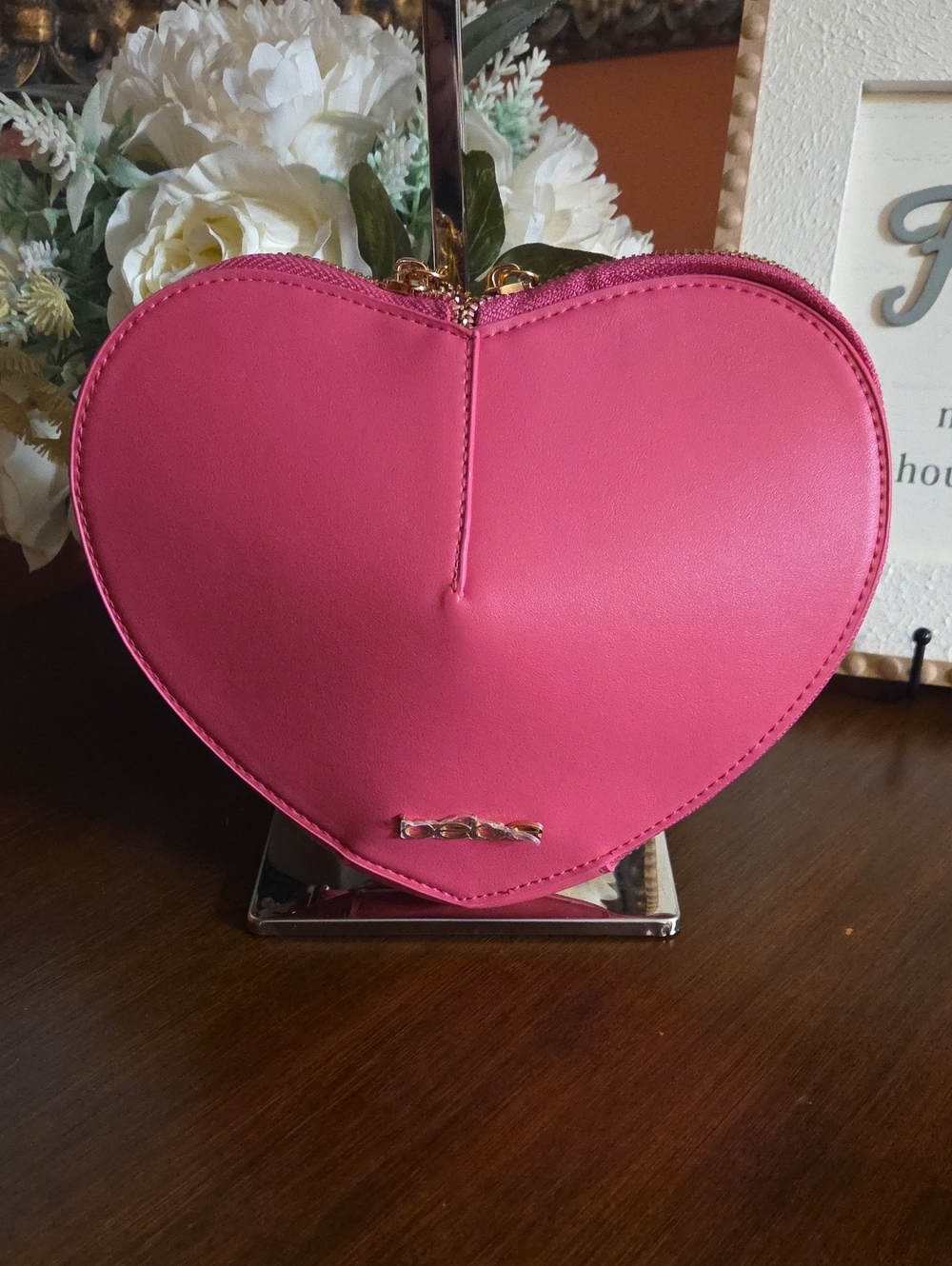 bebe Malou Heart Crossbody NWT